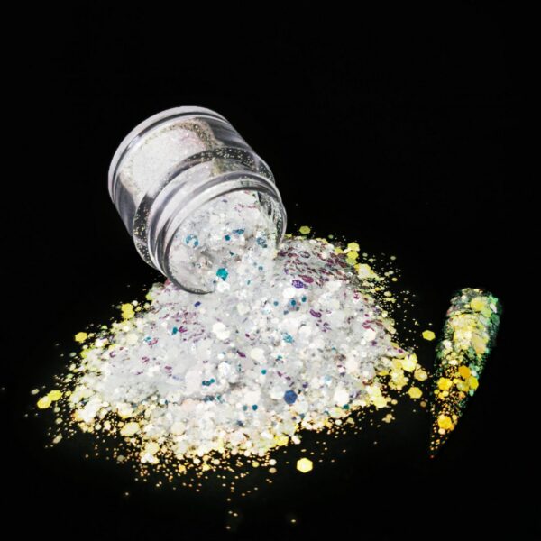 Sculptured Nails Aurora Glitter And Pigment Mix 01