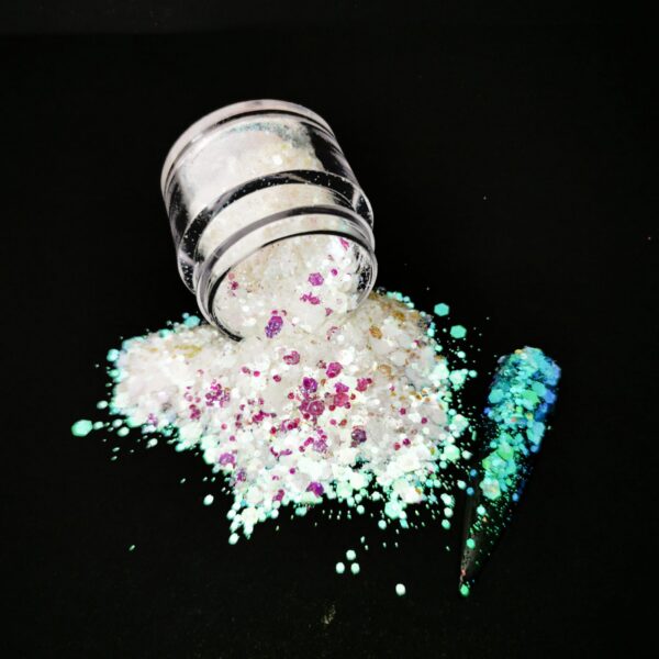 Sculptured Nails Aurora Glitter And Pigment Mix 05
