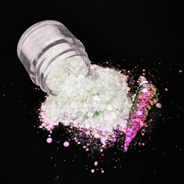 Sculptured Nails Aurora Glitter And Pigment Mix 10 #PINK