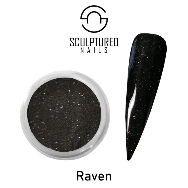 Glitter Acrylic Powder RAVEN