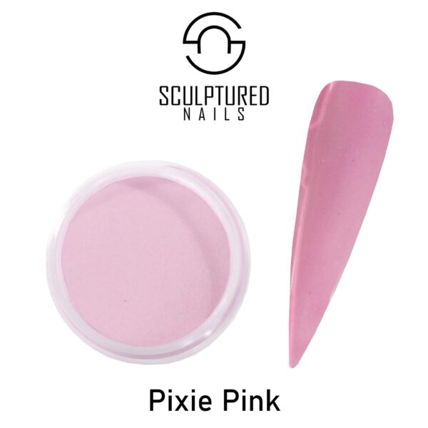 Glitter Acrylic Powder PIXIE PINK