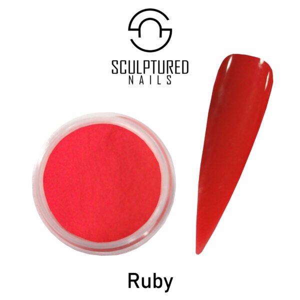 COLORED ACRYLIC POWDER RUBY