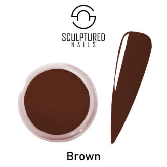 colored acrylic powder brown
