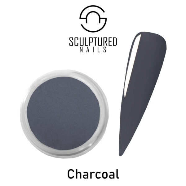 Glitter Acrylic Powder CHARCOAL