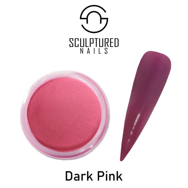 Colored Acrylic Powder DARK PINK