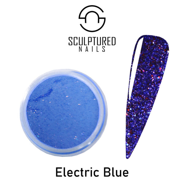 Glitter Acrylic Powder ELECTRIC BLUE