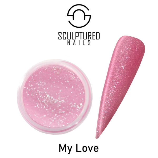 Glitter Acrylic Powder MY LOVE