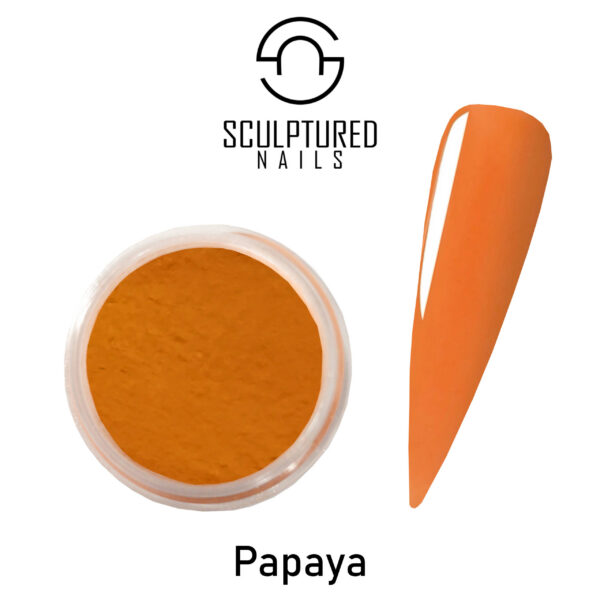 Colored Acrylic Powder PAPAYA