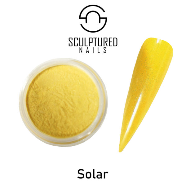 Sculptured Nails Colored Acrylic Powder SOLAR