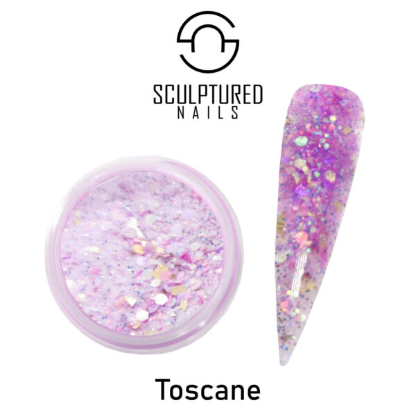 Sculptured Nails Colored Acrylic Powder TOSCANE