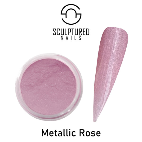 metallic rose 2