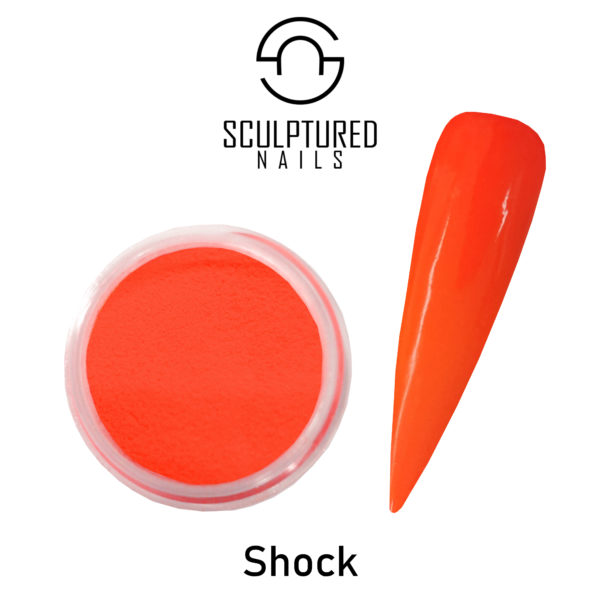 colored acrylic powder shock