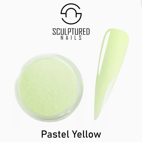 Colored Acrylic Powder PASTEL YELLOW