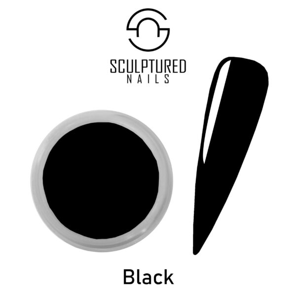 Colored Acrylic Powder Black