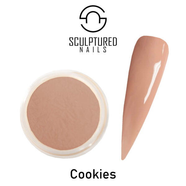 Sculptured Nails Colored Acrylic Powder COOKIES