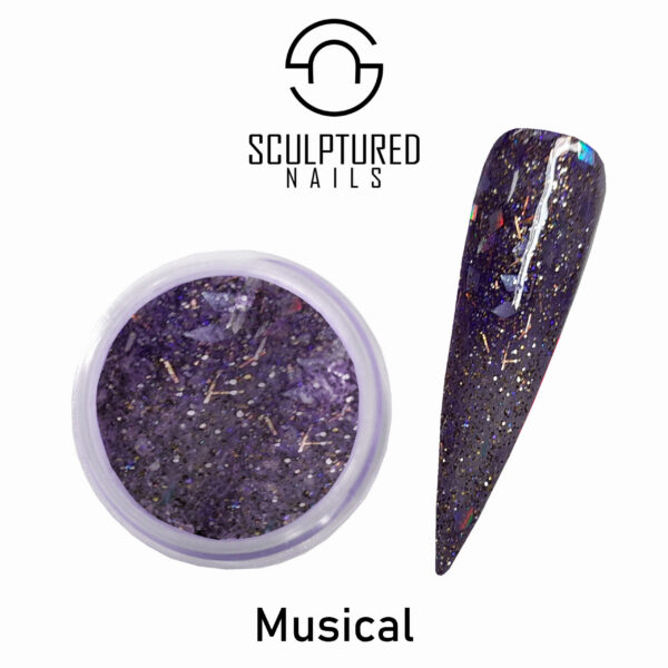 Glitter Acrylic Powder MUSICAL
