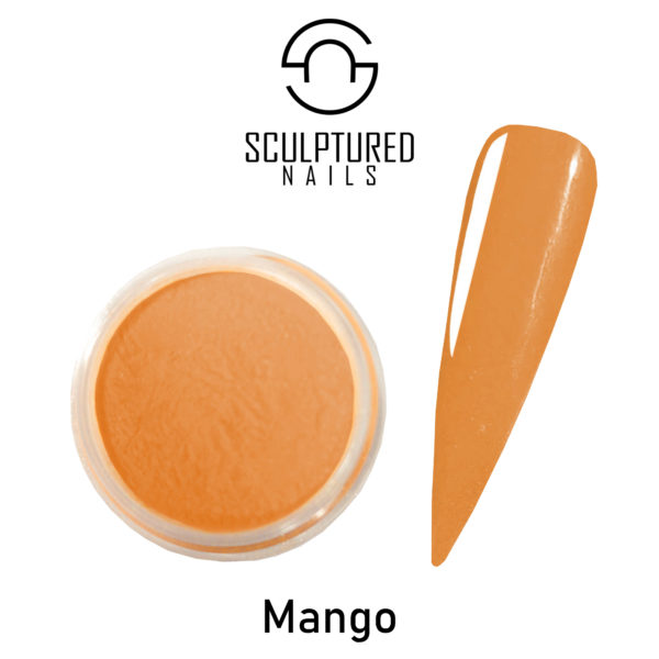 colored acrylic powder mango