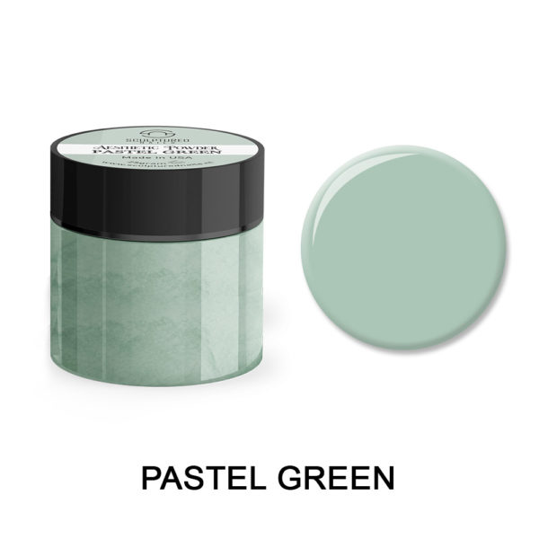 Colored Acrylic Powder PASTEL GREEN 25gram