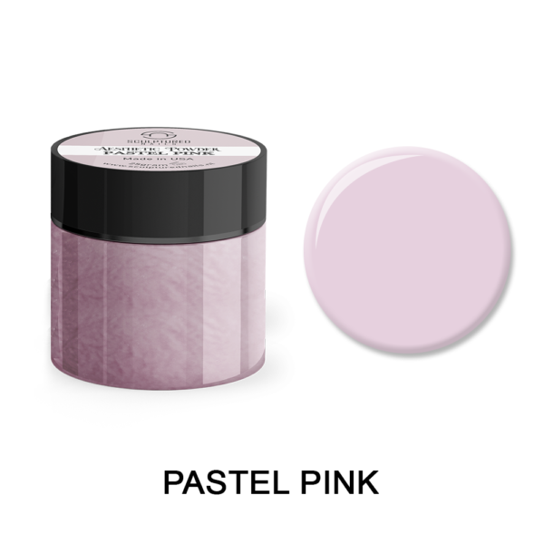 Colored Acrylic Powder PASTEL PINK 25gram