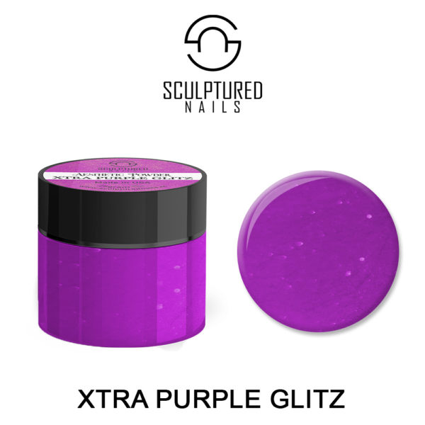 Glitter Acryl Poeder XTRA-PURPLE GLITZ 25gram