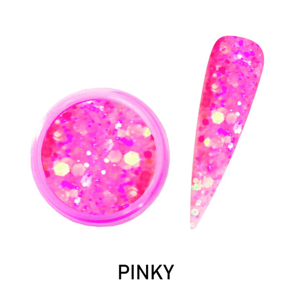 Glitter Acrylic Powder PINKY
