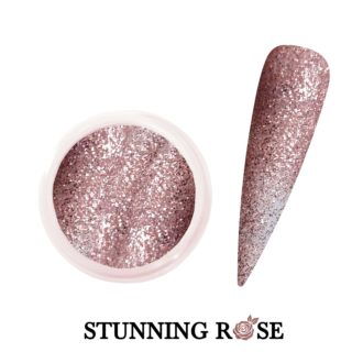 Glitter Acrylic Powder STUNNING ROSE