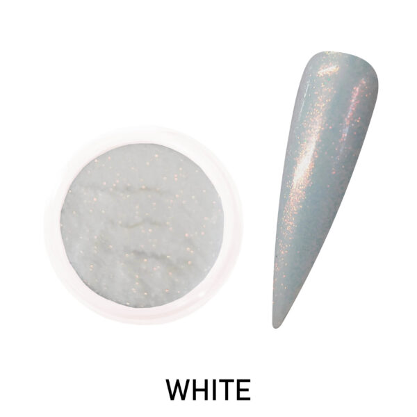 Mermaid Glitter Effect WHITE