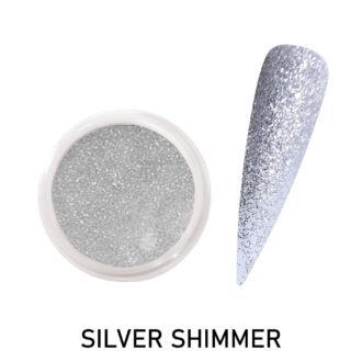 Glitter Acrylpoeder SILVER SHIMMER