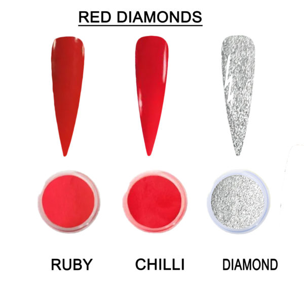 Acrylset RED DIAMONDS Match Maker